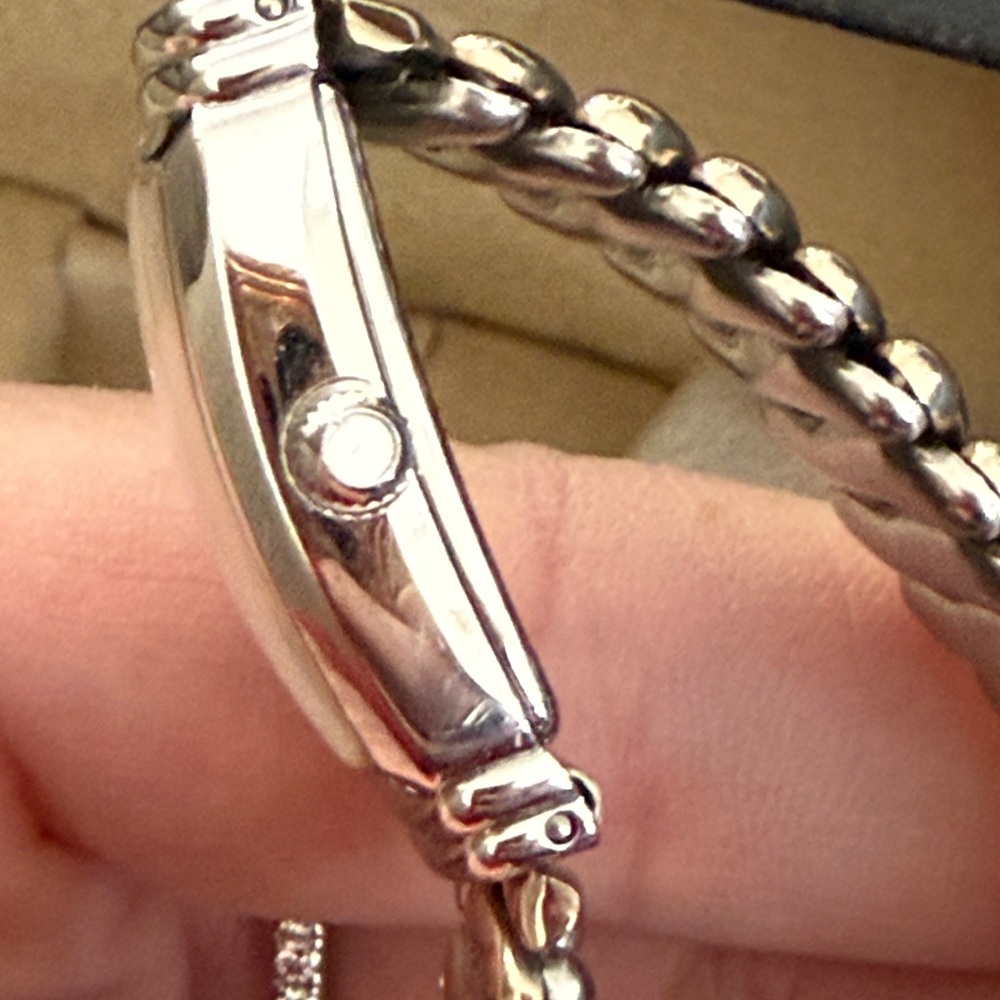 Hamilton Silver Tonneau Women's Bracelet Watch with Off-White Dial - Picture 5 of 5